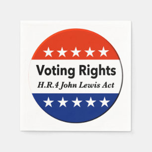 HR4 John Lewis Voting Högers Act Pappersservett