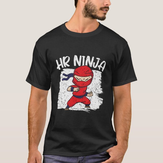 Hr Ager Hu Resurs Anställd Arbete Yrke T Shirt (Framsida)