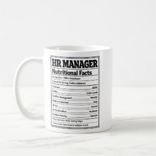 HR-chef Näringsfakta Roligt kontorspresent Kaffemugg