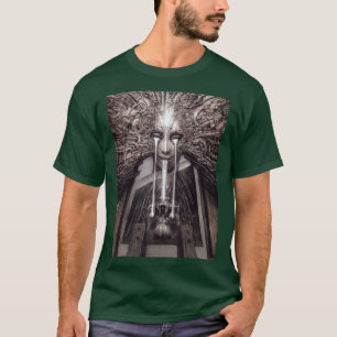 HR Giger Art Steampunk T Shirt