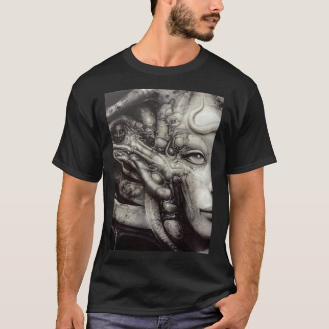 HR Giger - Li (detaljer) T Shirt (Framsida)