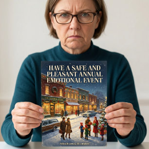 HR-godkänt Julkort med politisk korrekthet Kort