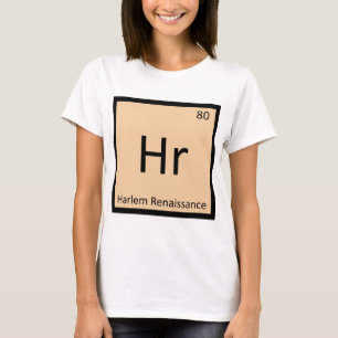 Hr - Harlem Renaissance Art Periodic Bord Symbol Tee Shirt