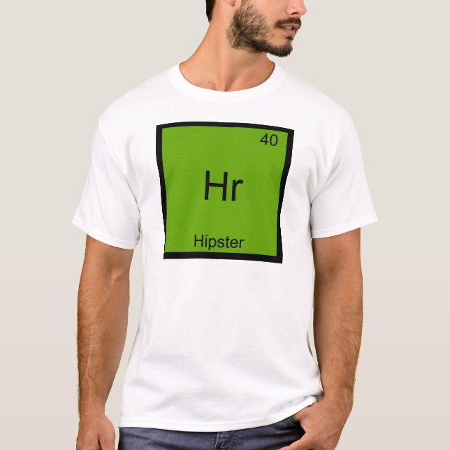 Hr - Hipster Funny Inslag Meme Chemistry T-Shirt (Framsida)