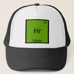 Hr - Hipster Roligt Element Meme Kemi T-Shirt Truckerkeps