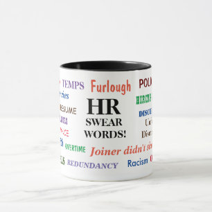 HR Human Swear Ord Annoyous Lilla Gift Mugg