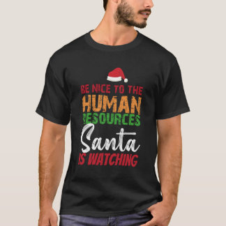 HR Jul Human Resources Santa Julafton T Shirt