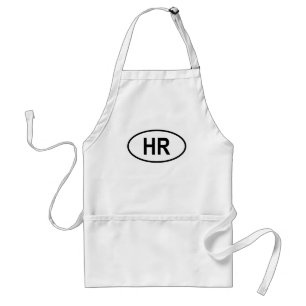 "HR" Kroatien Förkläde
