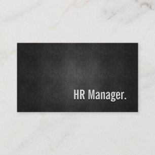 HR Manager Coola Black Metall Simplicit Visitkort