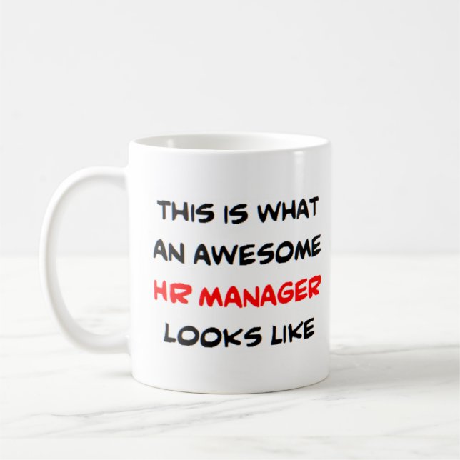 hr manager, fantastisk kaffemugg (Vänster)