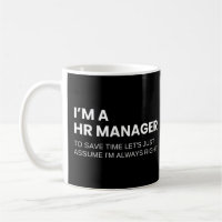 HR Manager Funny personalavdelning som säger