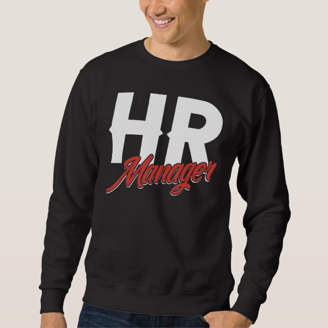 Hr Manager Specialist Employee Personal Resources Lång Ärmad Tröja (Framsida)