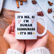 HR Mänskliga resurser Mugg, gåvor, Dekorkaffe