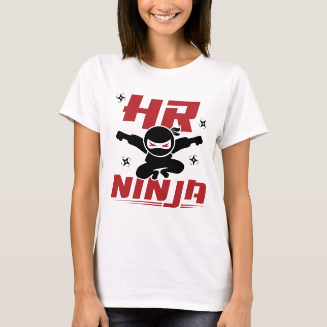 HR Ninja Personal T Shirt (Framsida)