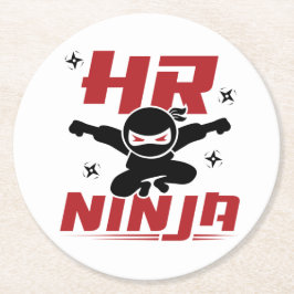 HR Ninja Personal Underlägg Papper Rund
