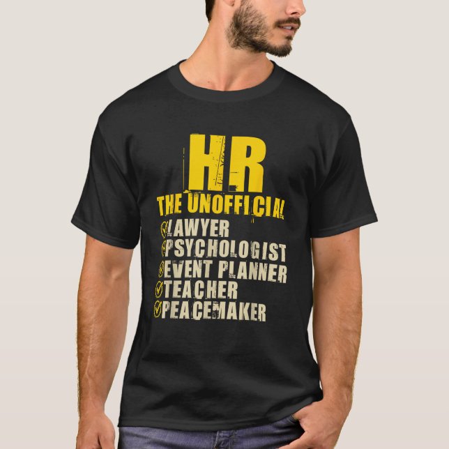 HR Oofficiell personalförvaltningsrapport T Shirt (Framsida)