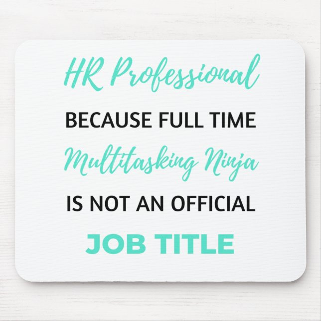 HR-proffs eftersom fulltidsmultitasking 2 Musmatta (Framsidan)