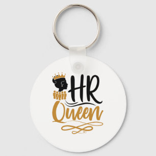 HR Queen Human Resources Women Nyckelring