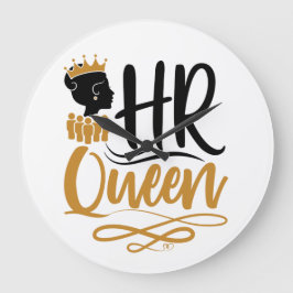HR Queen Human Resources Women Stor Klocka