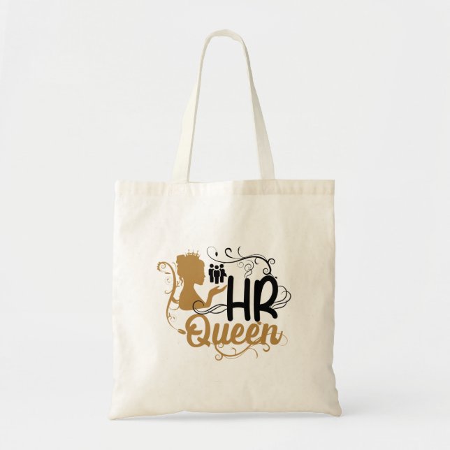 HR Queen Human Resources Women Tygkasse (Framsidan)
