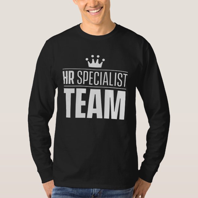 HR Specialist Team Department Human Resources Mana T Shirt (Framsida)