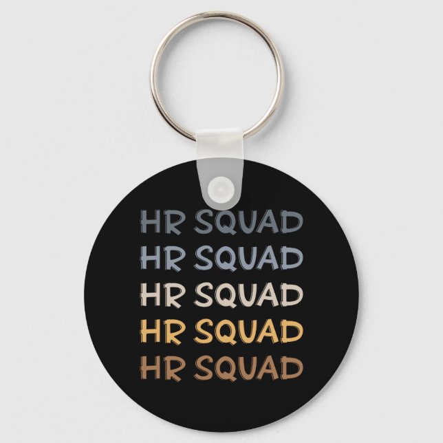 HR Squad Human Resources Team Gifts Nyckelring (Framsida)