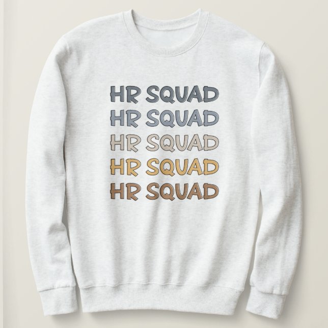 HR Squad Human Resources Team Gifts T Shirt (Design framsida)