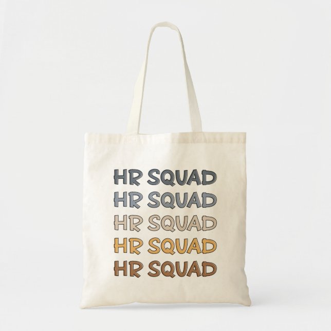 HR Squad Human Resources Team Gifts Tygkasse (Framsidan)