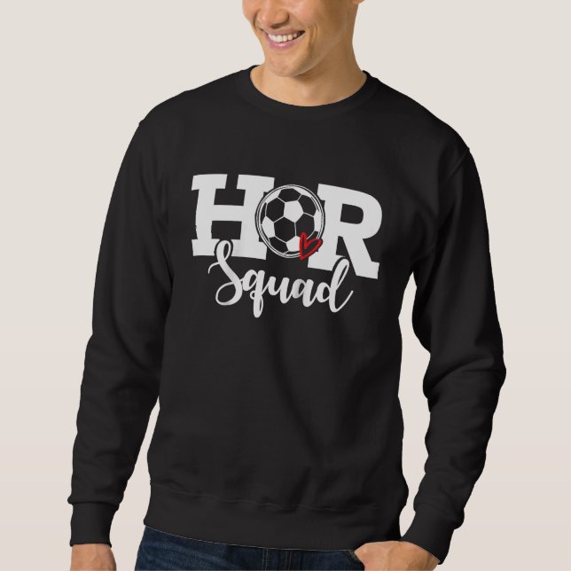 HR-ställ Fotbollskostym Human Resource Raglan Lång Ärmad Tröja (Framsida)