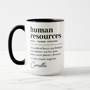 HR-uppskattningsgåva, personaldefinition Mugg