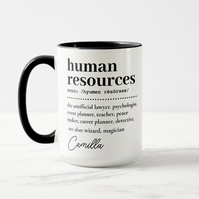 HR-uppskattningsgåva, personaldefinition Mugg (Vänster)