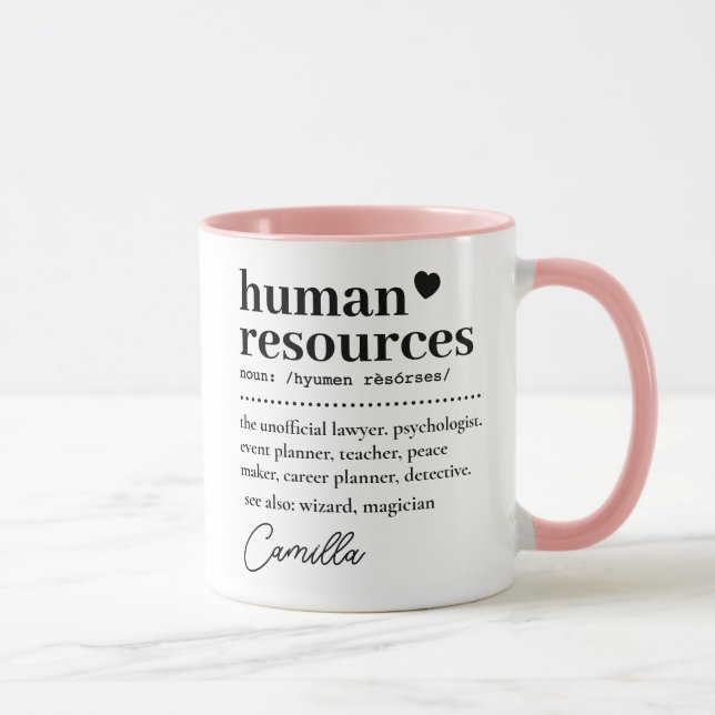 HR-uppskattningsgåva, personaldefinition Mugg (Höger)