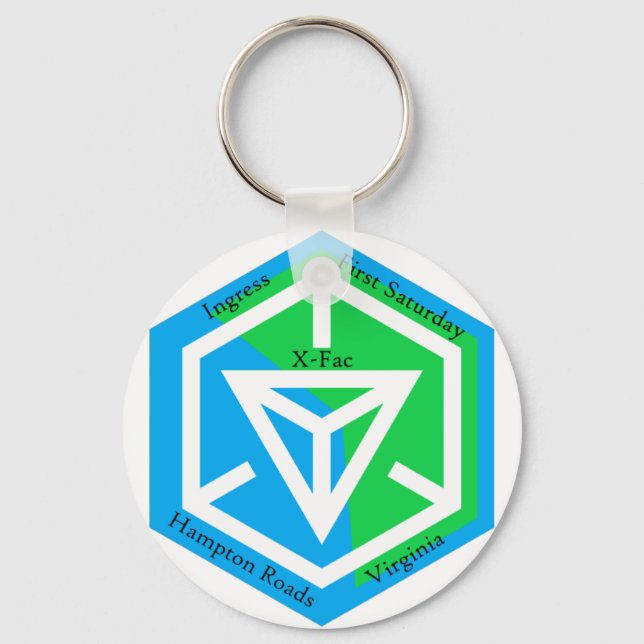 HR VA X-Fac Round-nyckelkedja Nyckelring (Framsida)