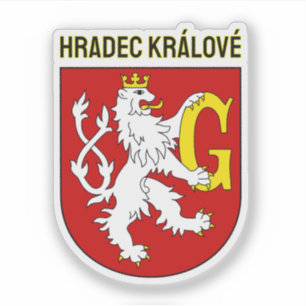 Hradec Králové vapensköld, Tjeckien Klistermärken
