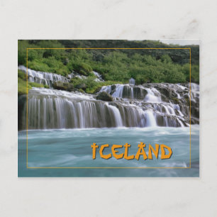 Hraunfossar-Islandet Vykort