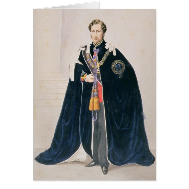 HRH Albert Edward, Prince av Wales Hälsningskort (Framsidan)