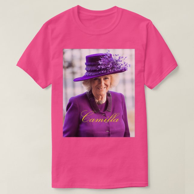 HRH Camilla Duchess of Cornwall  T Shirt (Design framsida)