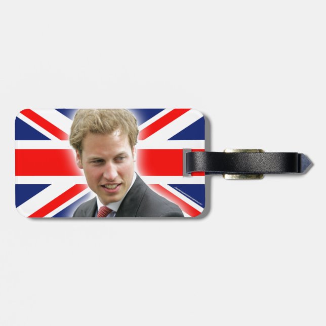 HRH Duke of Cambridge - Stunning! Bagagebricka (Baksida Vågrät)