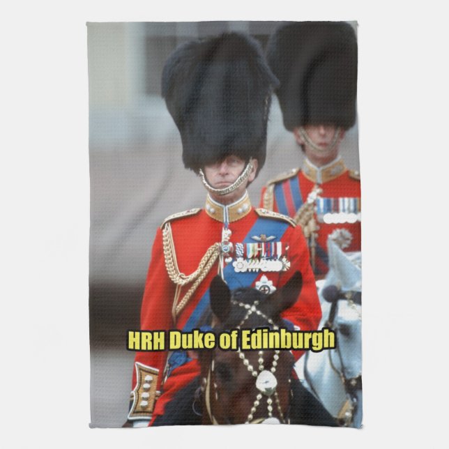 HRH Duke of Edinburgh Kökshandduk (Vertikal)