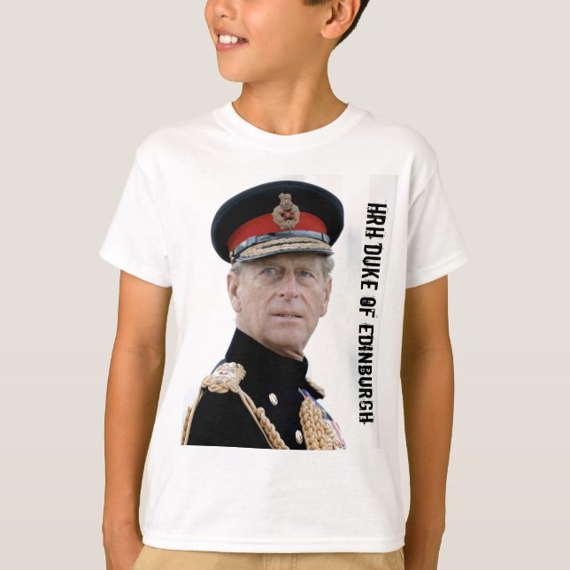 HRH Duke of Edinburgh T Shirt (Framsida)