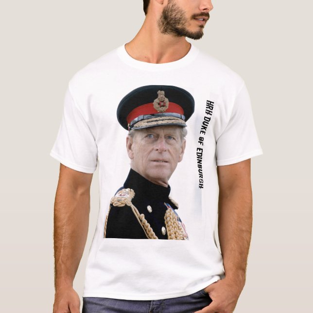 HRH Duke of Edinburgh T Shirt (Framsida)