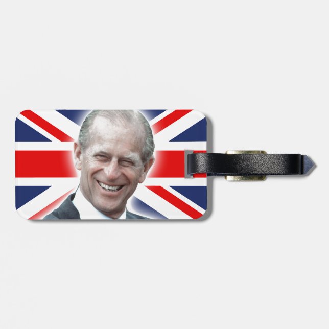 HRH Duke of Edinburgh - Underbar! Bagagebricka (Baksida Vågrät)