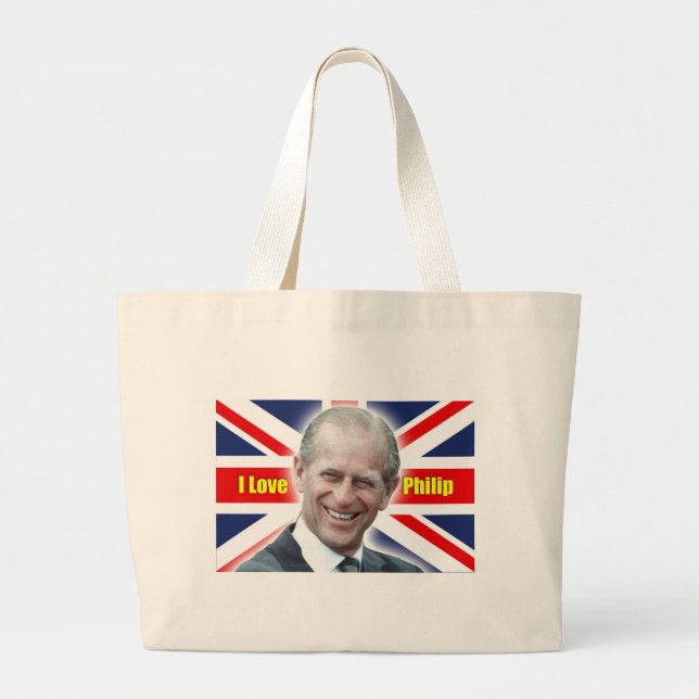 HRH Duke of Einburgh - I kärlek Philip Jumbo Tygkasse (Framsidan)