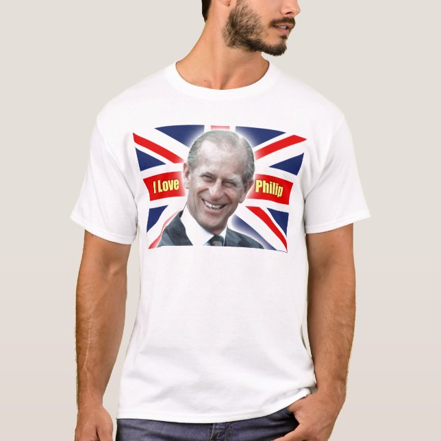 HRH Duke of Einburgh - I kärlek Philip Tee (Framsida)
