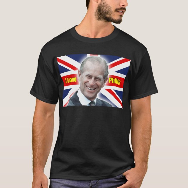 HRH Duke of Einburgh - I kärlek Philip Tee (Framsida)