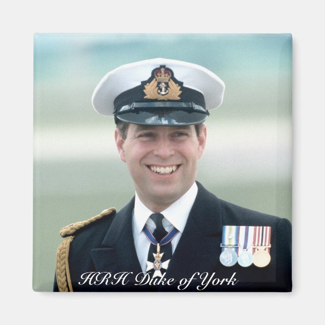 HRH Prince Andrew Magnet (Framsidan)