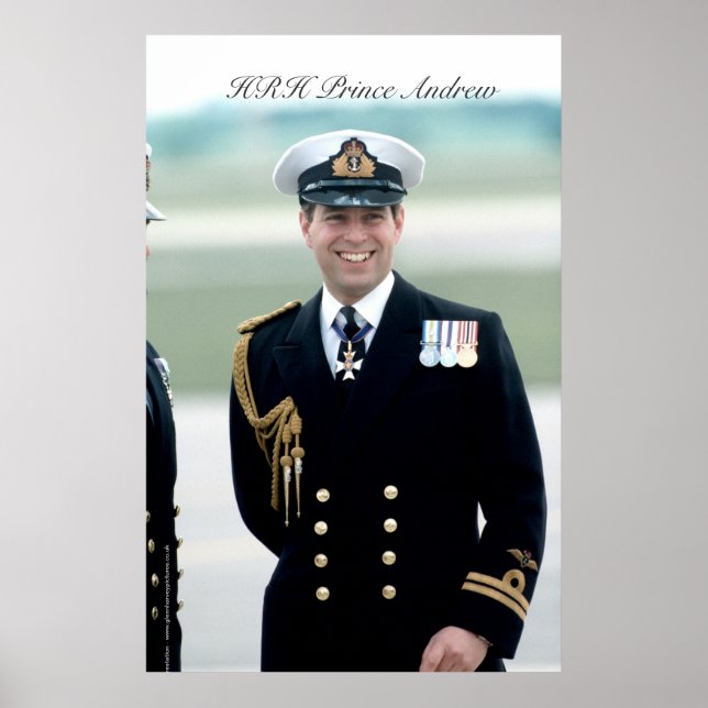 HRH Prince Andrew Poster (Framsidan)