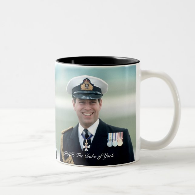 HRH-Prince Andrew Två-Tonad Mugg (Höger)
