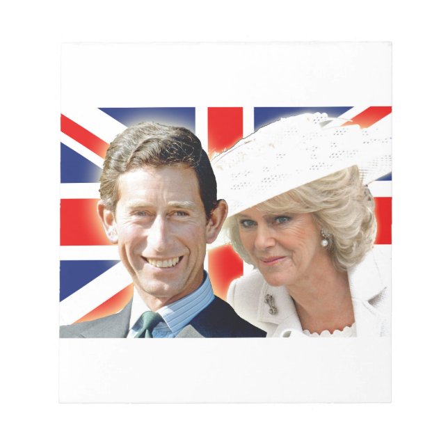 HRH Prince Charles & HRH Duchess of Cornwall Anteckningsblock (Framsida)