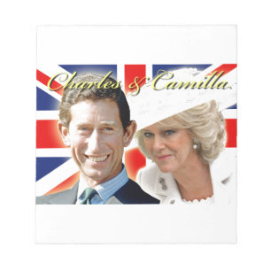 HRH Prince Charles & HRH Duchess of Cornwall Anteckningsblock